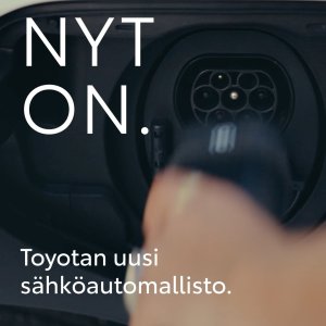 Meiltä nyt uusi Toyota sähköauto VIIDEKSI VUODEKSI 1,99 % korolla! Tutustu tästä https://www.toyotalahti.fi/…/toyota-sah...