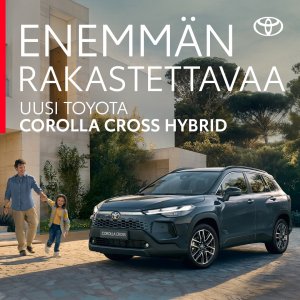 Tähän koko perheesi rakastuu: entistäkin tyylikkäämpi Toyota Corolla Cross Hybrid ihastuttaa käytännöllisellä tilavuudel...