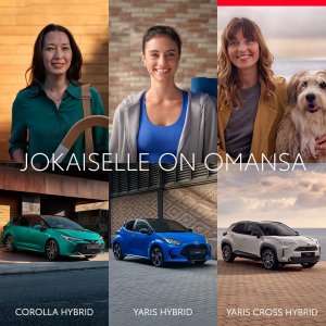 Jokaiselle on omansa. Tutustu tästä https://www.toyotalahti.fi/autot/mallisto.html
