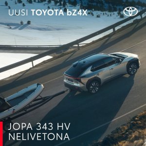 Parempana kuin koskaan ennen: täyssähköinen uusi Toyota bZ4X. Tyyliä, tilavuutta ja loistavaa ajettavuutta – saatavana m...