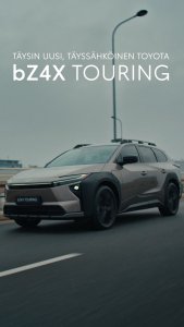 Suomalaisten odottama sähköfarkku odottaa koeajoasi. Täysin uusi Toyota bZ4X Touring vie sinut perille myös astetta hank...