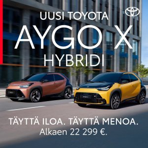 Uusi Aygo X on nyt täyshybridi. Ketterä kaupunkiauto on nyt entistäkin hauskempi, taloudellisempi* ja tyyliltään sähäkä...