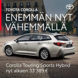 Uusi Corolla Hybrid Active Comfort Edition on täällä: lisäsimme asiakkaidemme toivomia varusteita ja laskimme auton hint...