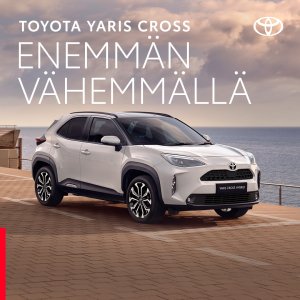 HYÖDYNNÄ TALVIRENGAS-, NELIVETO- JA RAHOITUSEDUT Yaris ja Yaris Cross -malleihin talvirenkaat kevytmetallivantein 490 €....