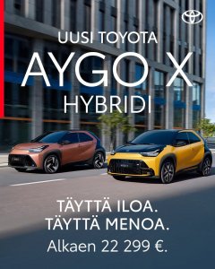 Uusi Aygo X on nyt täyshybridi. Ketterä kaupunkiauto on nyt entistäkin hauskempi, taloudellisempi* ja tyyliltään sähäkäm...