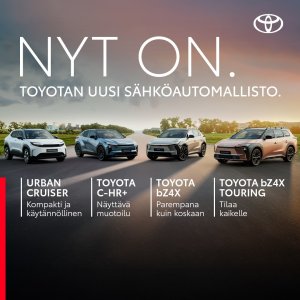 Toyotan maailmanluokan laatu, kestävyys ja luotettavuus – nyt täyssähköisenä. Koeaja uusi Toyota bZ4X, jossa on aiempaa...