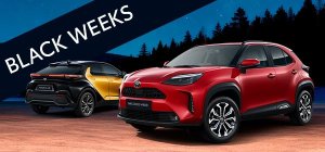 Meiltä BW-tarjouksina koko Toyota-mallistoon korko 1,99%, vaihtoautoihin korko alk